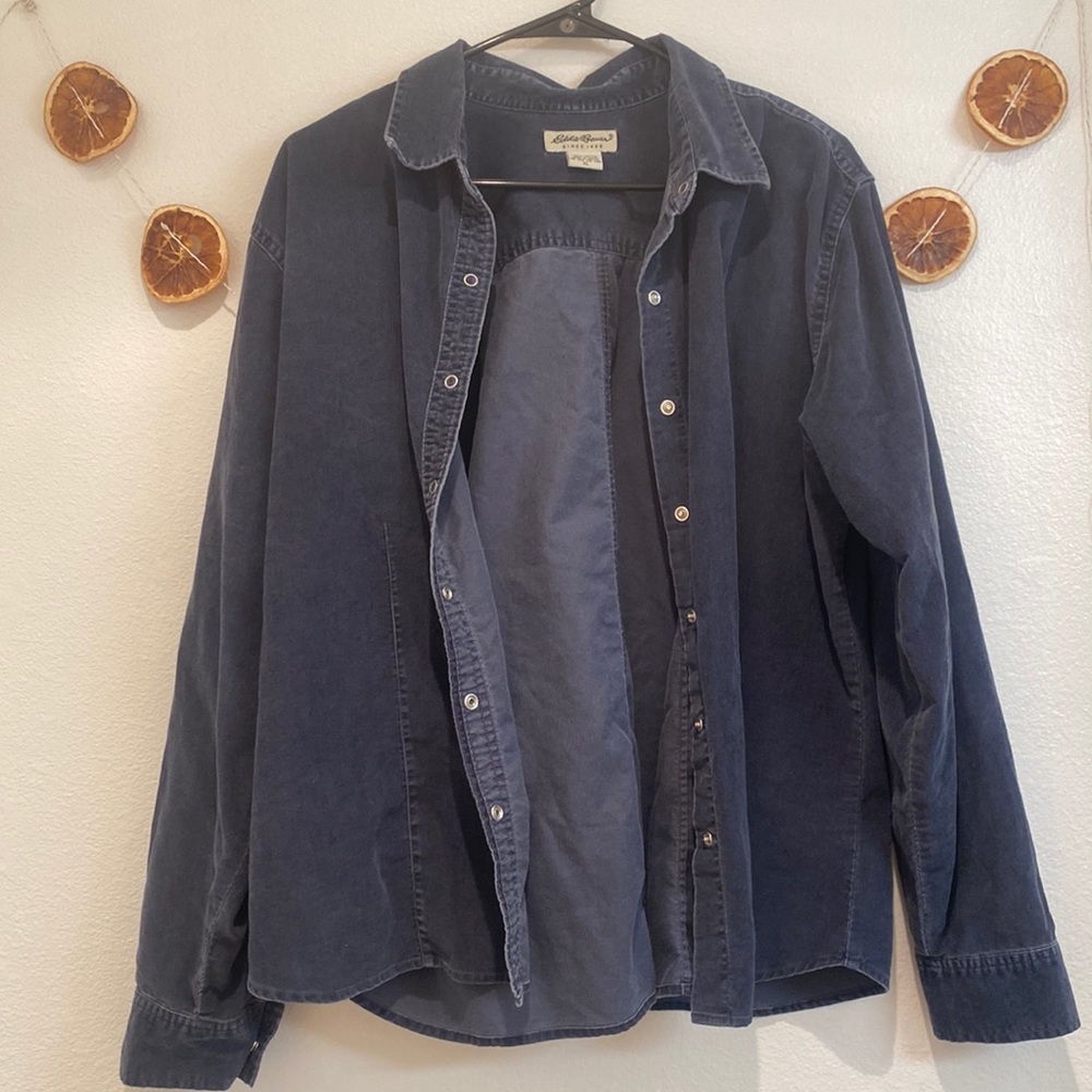 Eddie Bauer long sleeve corduroy top. Xl